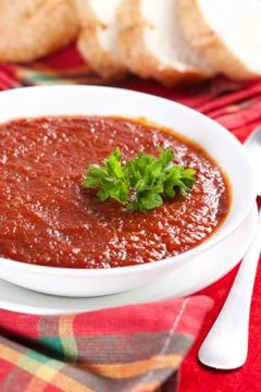 Tomato soup Stock Photos