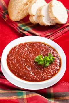Tomato soup Stock Photos