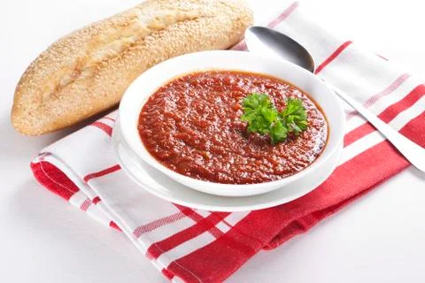 Tomato soup Stock Photos