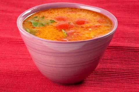 Tomato soup Stock Photos