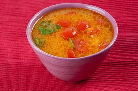 Tomato soup Stock Photos