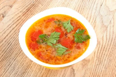Tomato soup Stock Photos