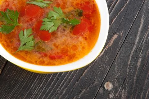 Tomato soup Stock Photos