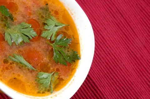Tomato soup Stock Photos