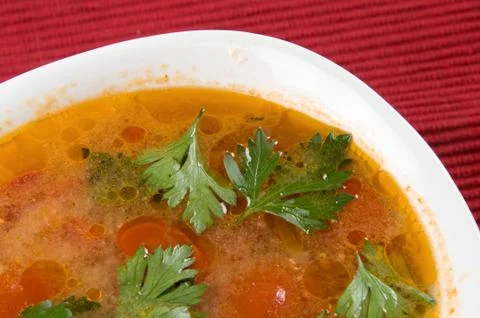 Tomato soup Stock Photos