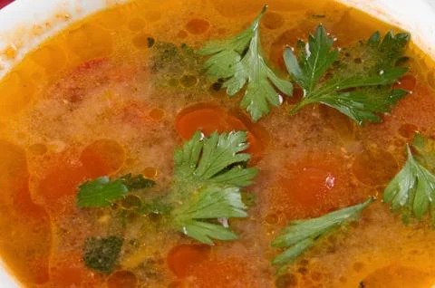 Tomato soup Stock Photos