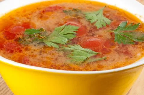 Tomato soup Stock Photos