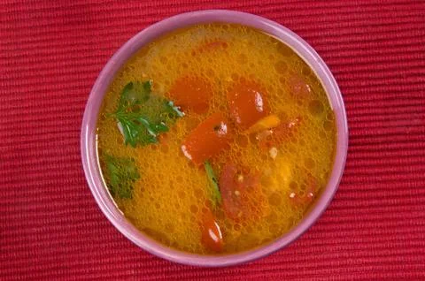 Tomato soup Foto stock