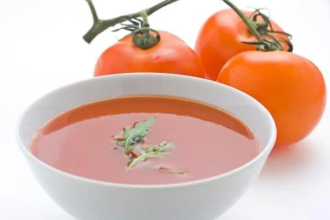 Tomato soup Stock Photos