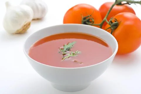 Tomato soup Stock Photos