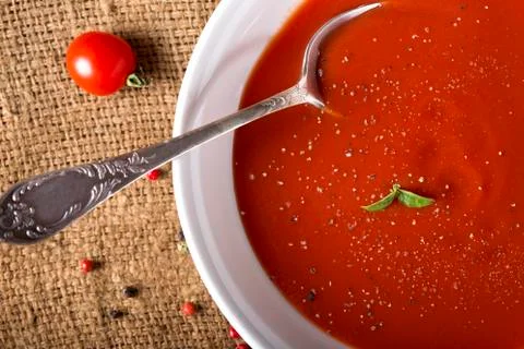 Tomato soup Foto stock