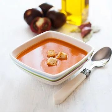 Tomato soup Foto stock