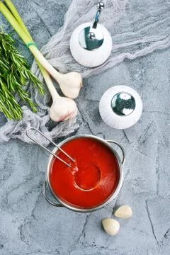Tomato soup Stock Photos