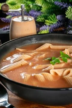 Tomato soup. Stock Photos
