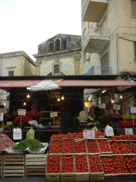 Tomato stall Foto stock