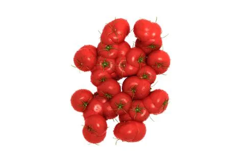 Tomato symbol # on white background Stock Illustration