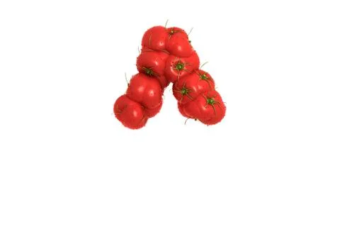 Tomato symbol ^ on white background 스톡 일러스트