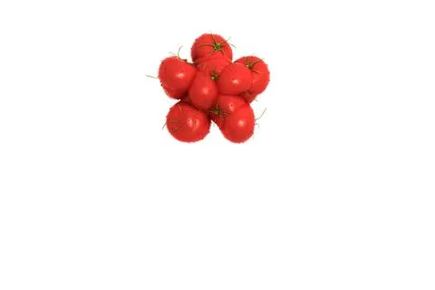 Tomato symbol * on white background Stock Illustration