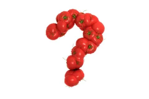 Tomato symbol ? on white background Stock Illustration