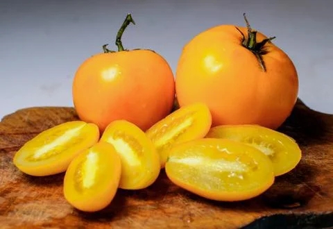 Tomato in table Stock Photos