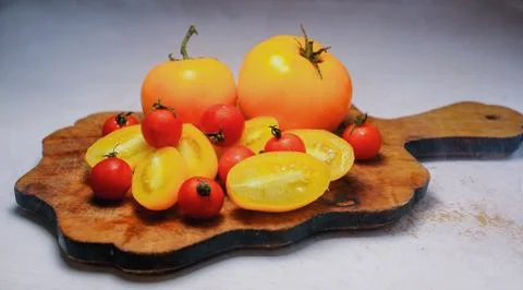 Tomato in table Stock Photos