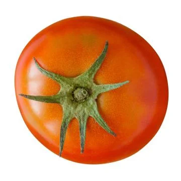 Tomato top view Foto stock