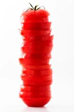 Tomato tower Foto stock