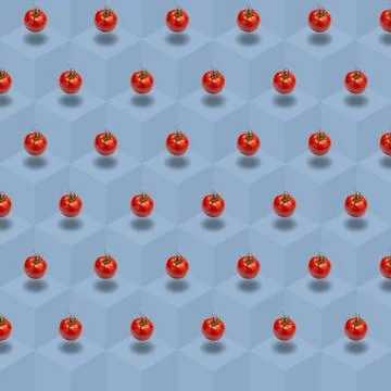 Tomato vegetable background, pattern, tile Stock Photos