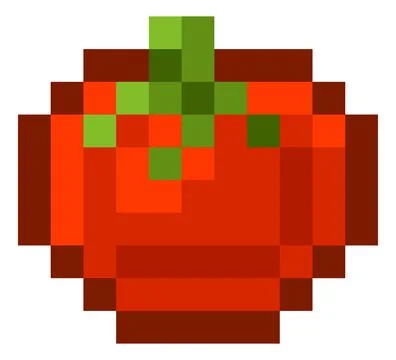 Tomato Vegetables Pixel Art Icon Design イラスト素材