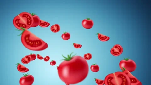 Tomato vortex video background Stock-Footage 279146644