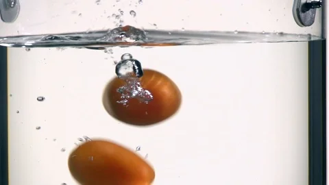 Tomato in the water Stock Footage 101557690