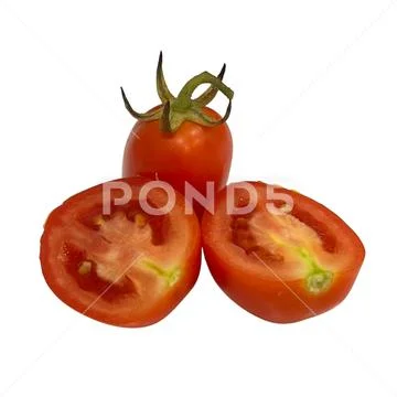 Tomato on white-1 PSD Template