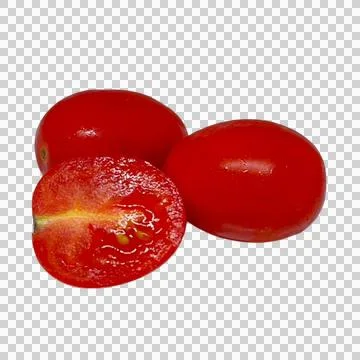 Tomato on white backgrond Stock Photos