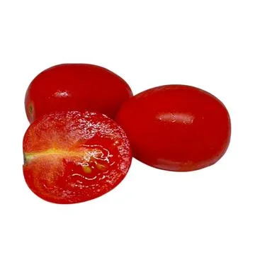 Tomato on white backgrond Stock Photos