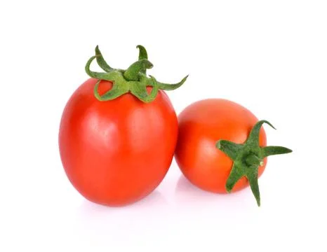 Tomato on white background Stock Photos
