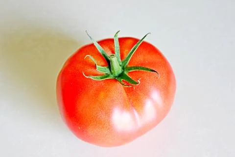 Tomato on a white background Stock Photos