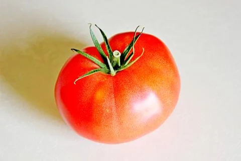 Tomato on a white background Stock Photos