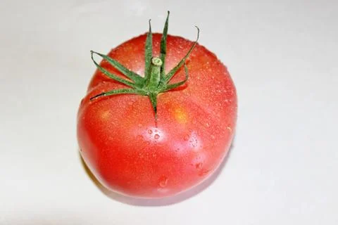 Tomato on a white background Stock Photos