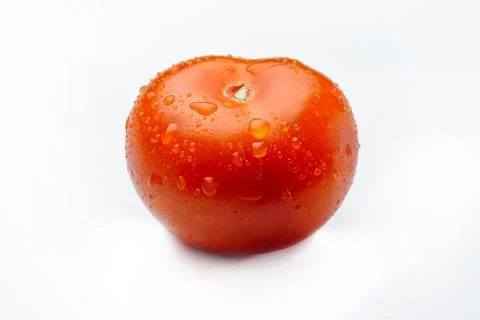 Tomato on a white background Foto stock