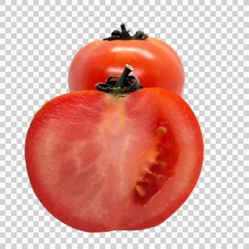 Tomato on white background Stock Photos