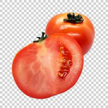 Tomato on white background Stock Photos