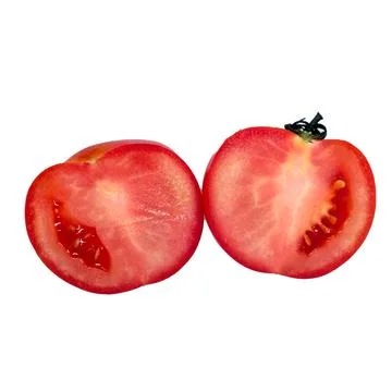 Tomato on white background Stock Photos