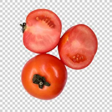 Tomato on white background Stock Photos