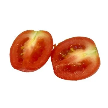 Tomato  on white background Stockfoto's