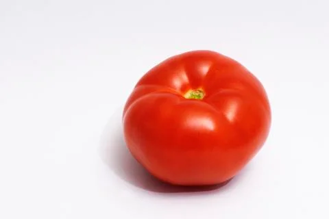 A Tomato on white ground Stock Photos