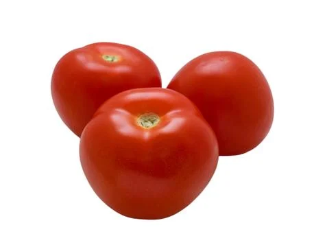 Tomato on white . 写真素材