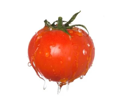 Tomatoe splash Stock Photos