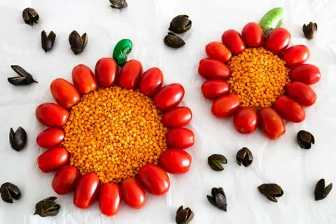 Tomatoes Background Design Stock Photos