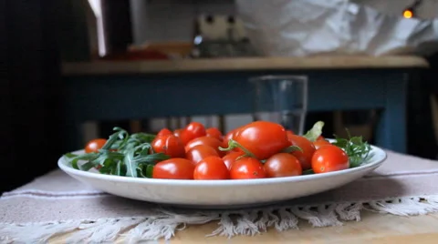 Tomatoes CHERRI2 Stock Footage 4327281