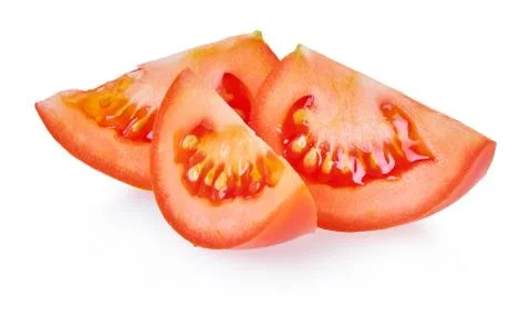 Tomatoes with clipping path Stock Photos